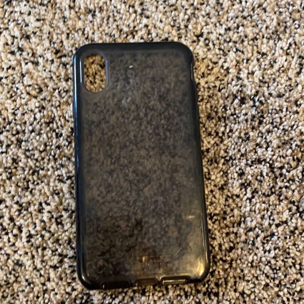 sheer black phone case